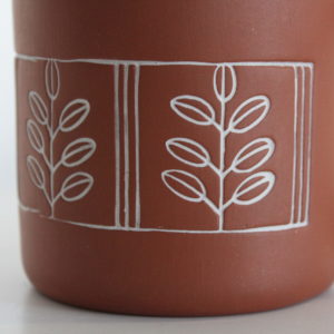 kubek ceramiczny liscie akacji Green Village 3
