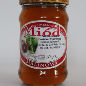 miód malinowy Baczewski 400g